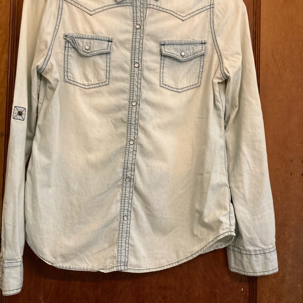 Arizona Jeans Co., soft chambray denim shirt - Picture 4 of 6